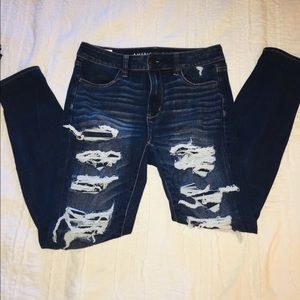 AE HIGH RISE JEGGINGS SIZE 8